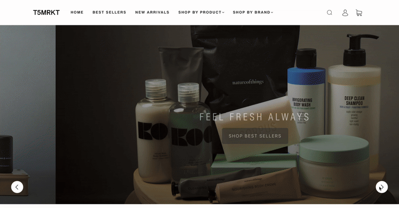Homepage redesign